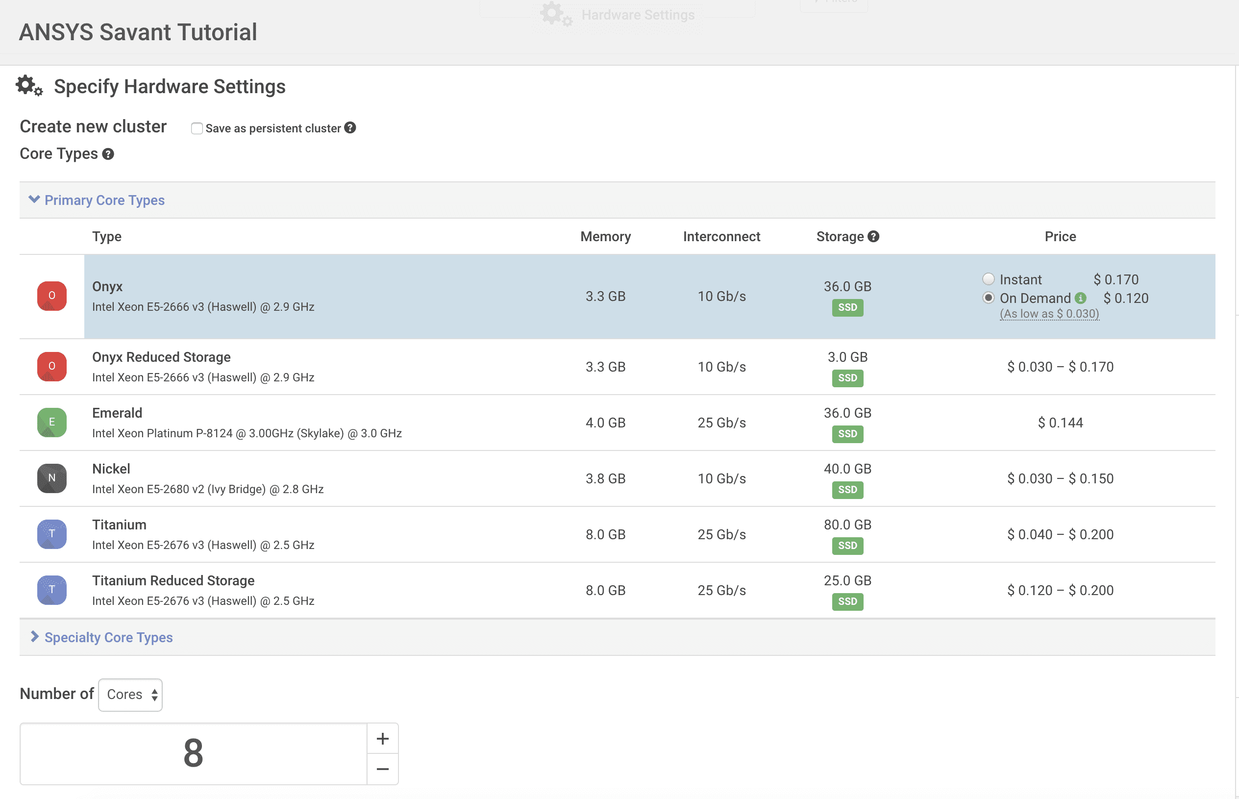 ANSYS Savant Batch Tutorials Rescale