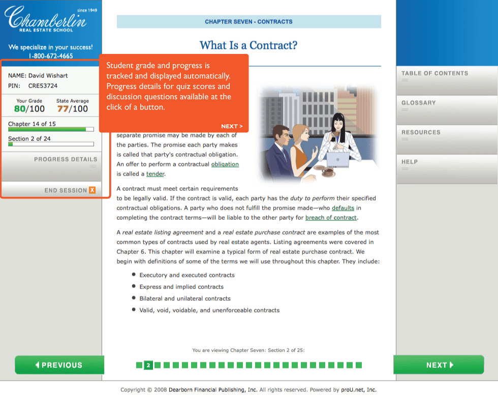 Salesperson PreLicense Package Chamberlin Real Estate School