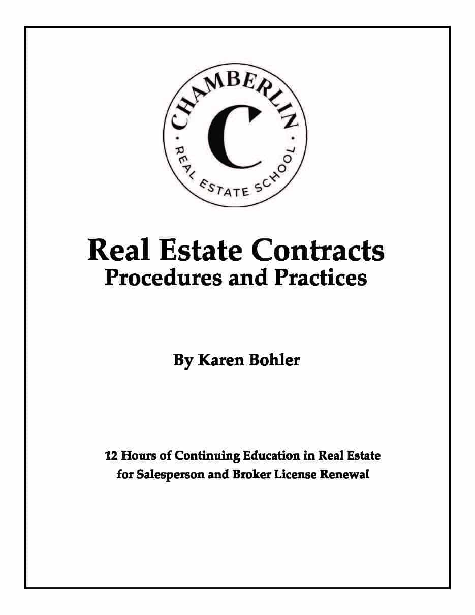 CA Real Estate Continuing Ed Textbooks Contracts, Disclosures