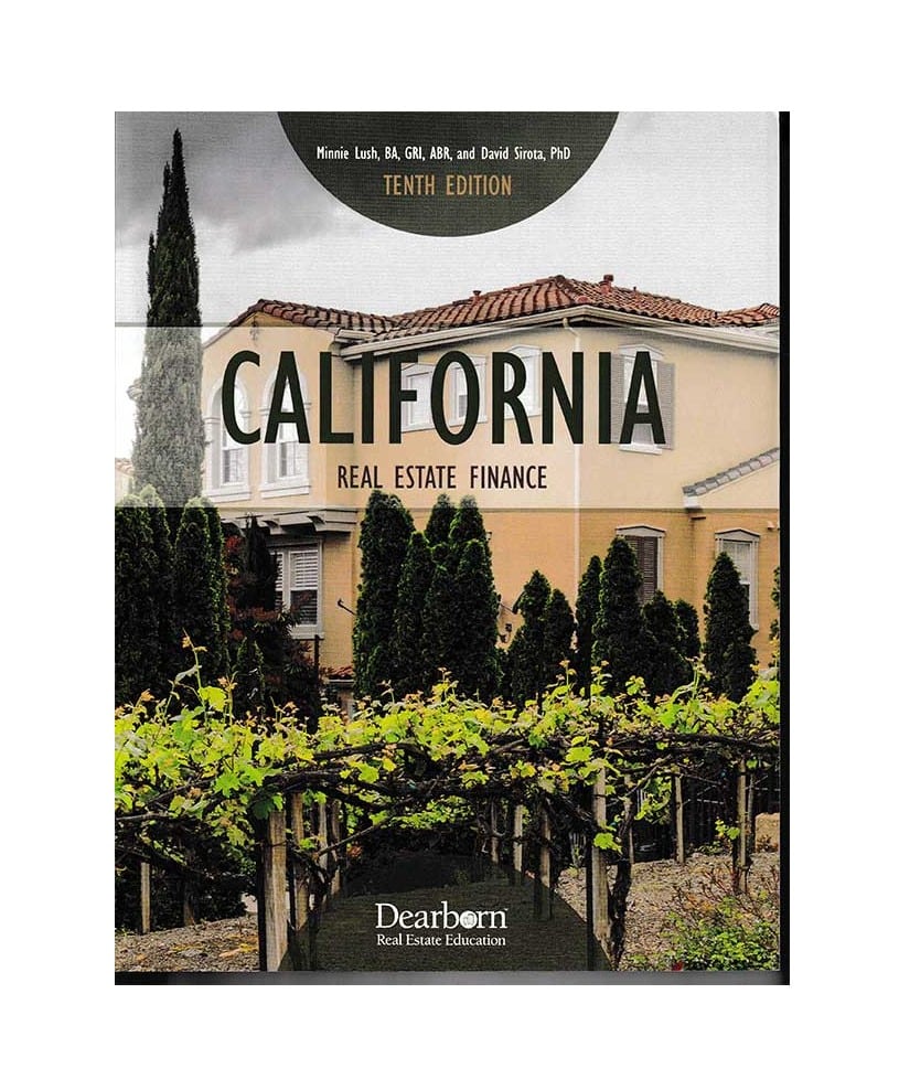 California Real Estate Finance, 10th Edition Book Chamberlin Real