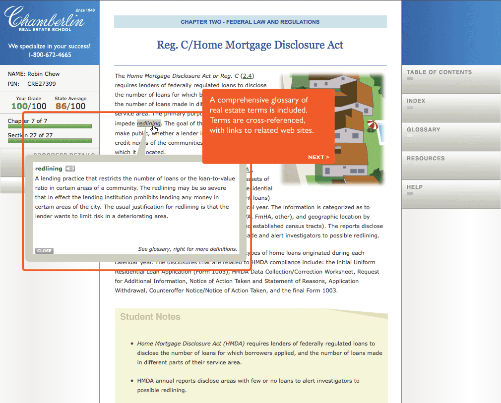 California Real Estate License School Online Chamberlin RE School