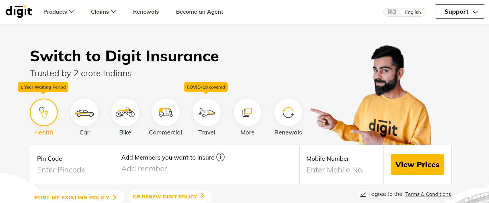 Digit Insurance, an Indiabased general insurance provider, sees valuation hit 4B with new
