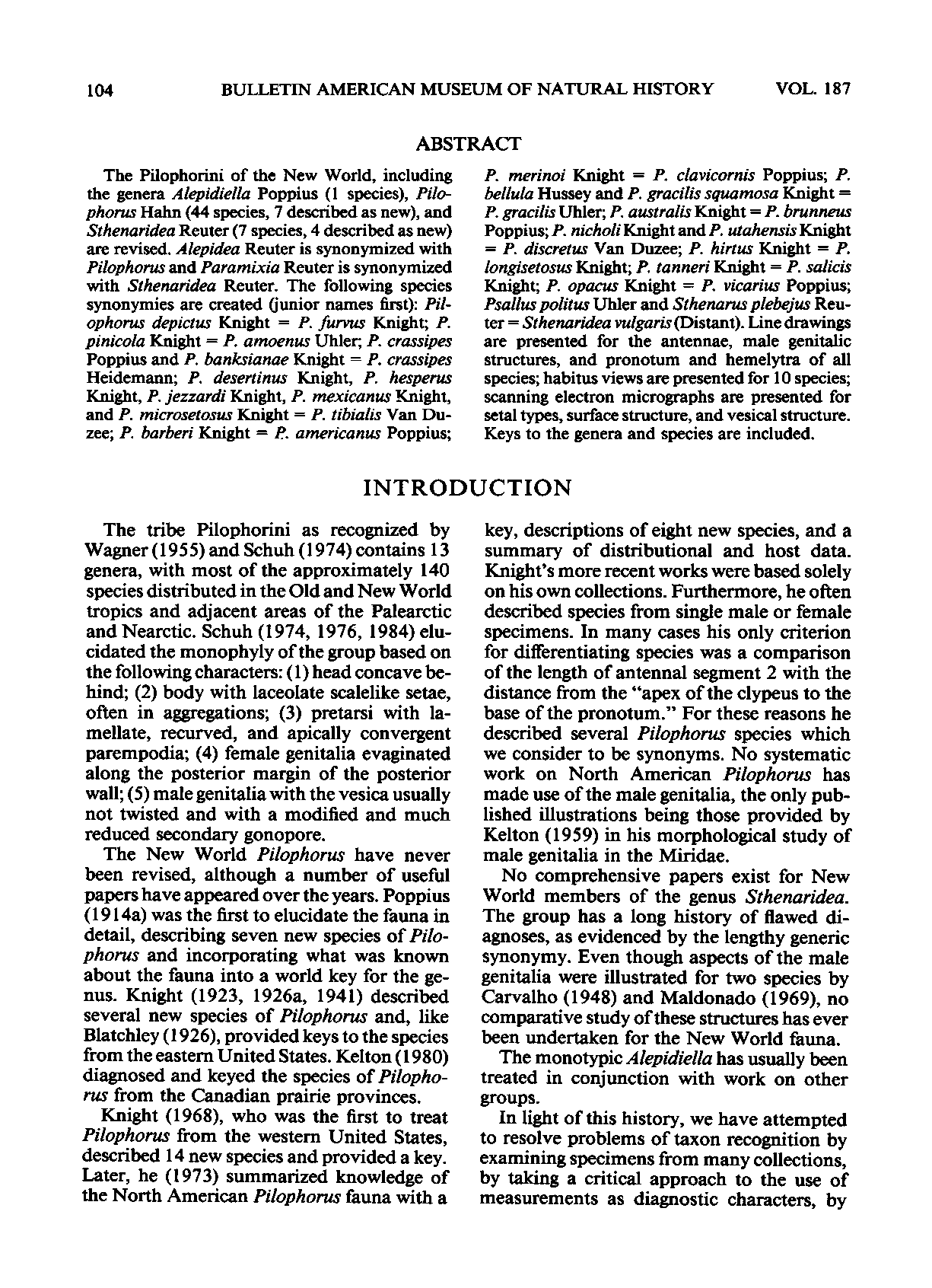 Plant Bug Biodiversity Inventory