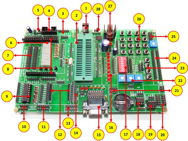 ATMEGA 16 32 64 Development Board