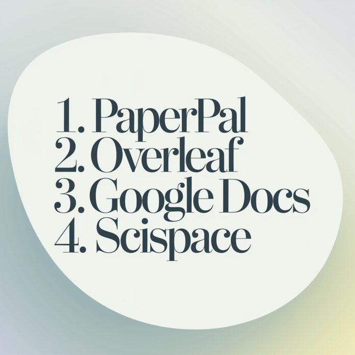 4 Best Tools for Research Paper Writing