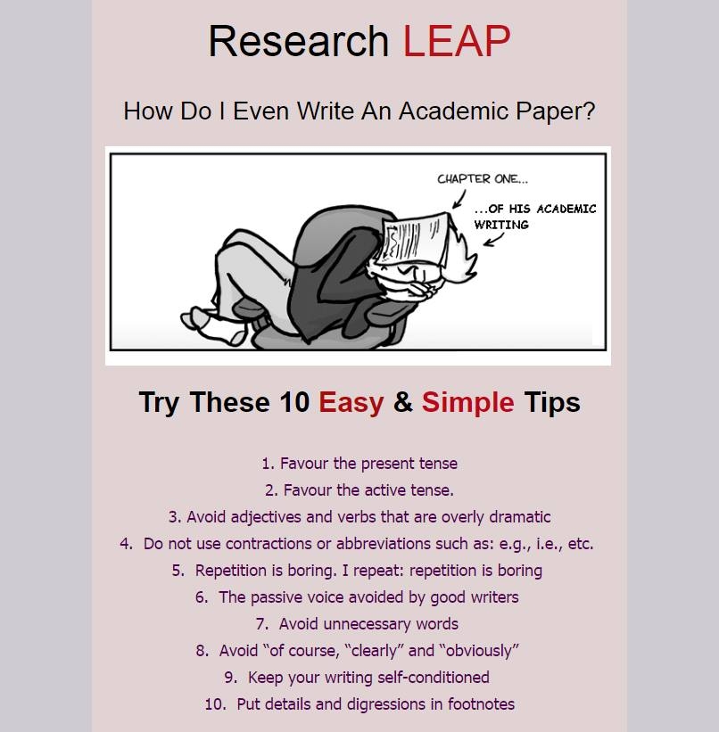 How do I even Write an Academic Paper? Research leap