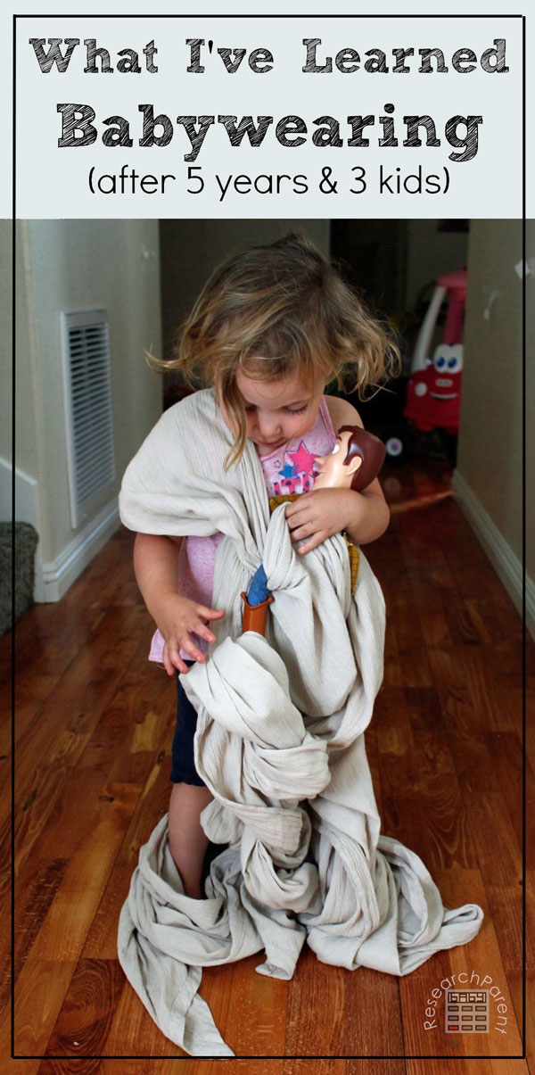 Lessons Learned Babywearing