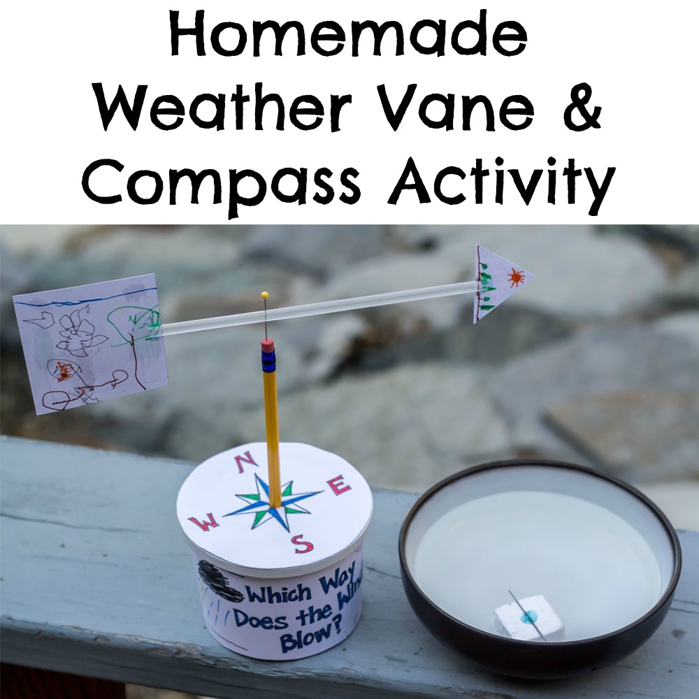 Homemade Weather Vane and Compass Activity