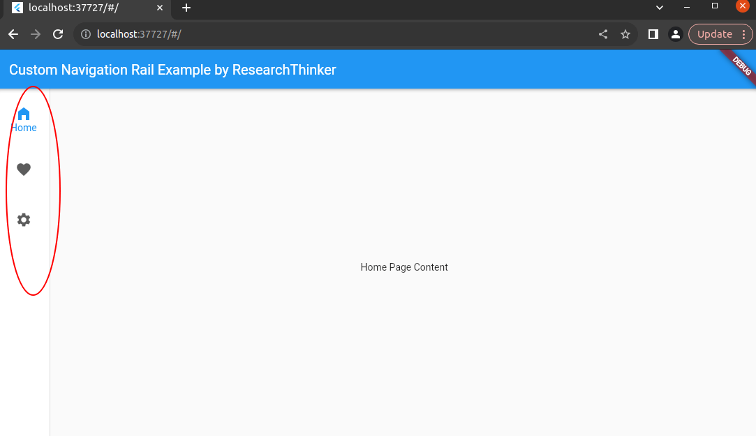 Navigation Rail In Flutter How To Implement Navigation Rail In