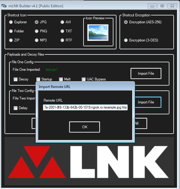 Resecurity Shortcutbased (LNK) attacks delivering malicious code on