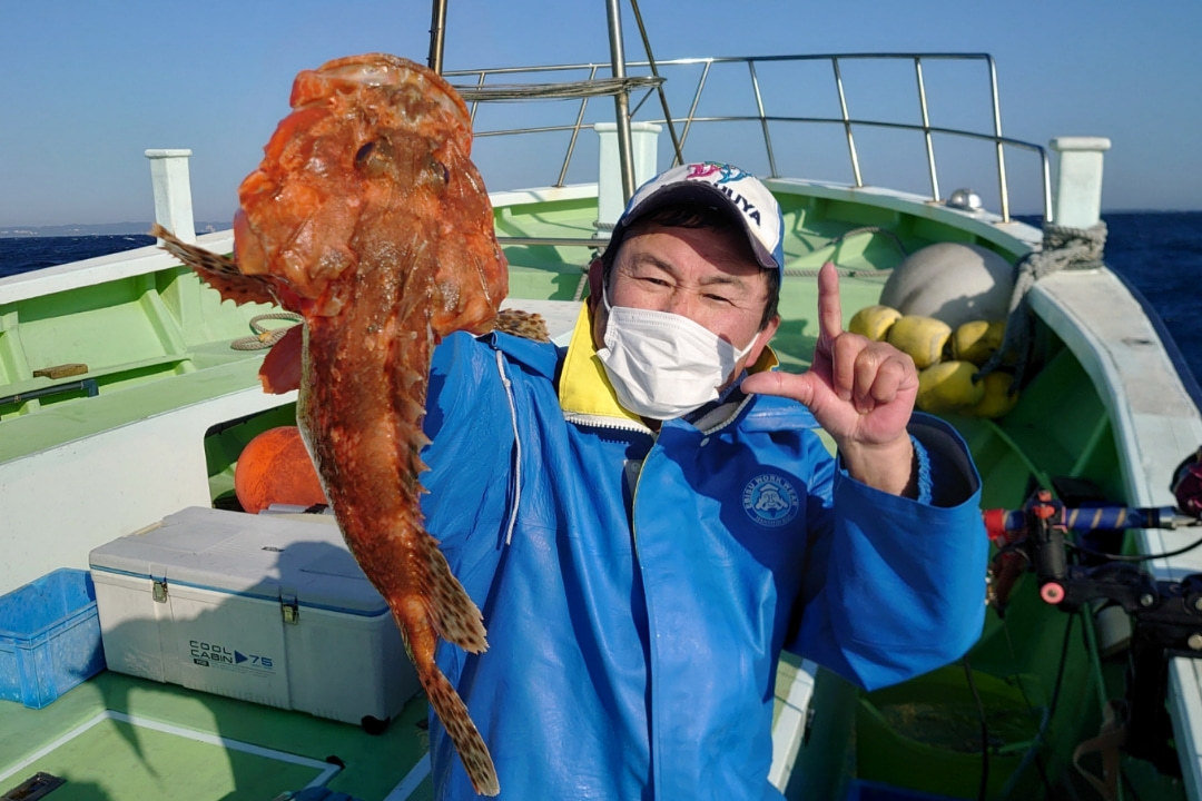 オニカサゴの釣果｜2020年11月13日｜初栄丸（千葉県/勝浦港）｜キャスティング釣り船予約