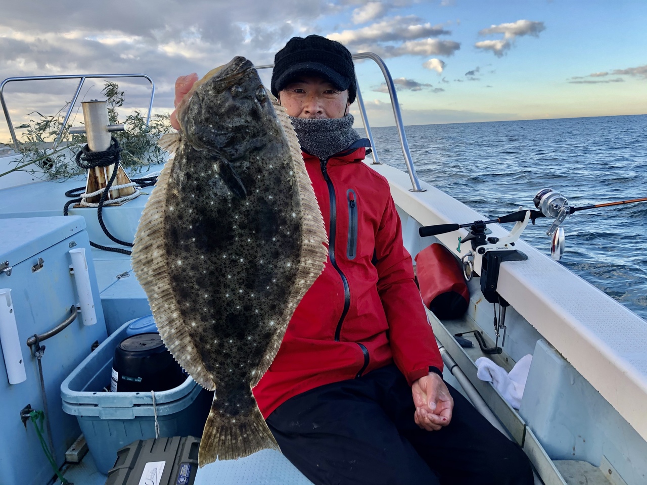 ヒラメの釣果｜2021年1月2日｜長五郎丸（千葉県/飯岡港）｜キャスティング釣り船予約