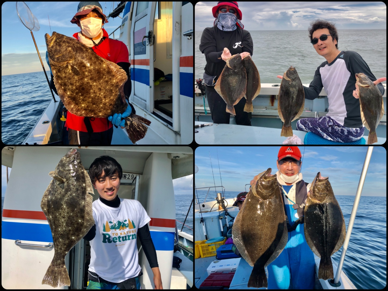 ヒラメの釣果｜2021年8月21日｜長五郎丸（千葉県/飯岡漁港）｜キャスティング釣り船予約