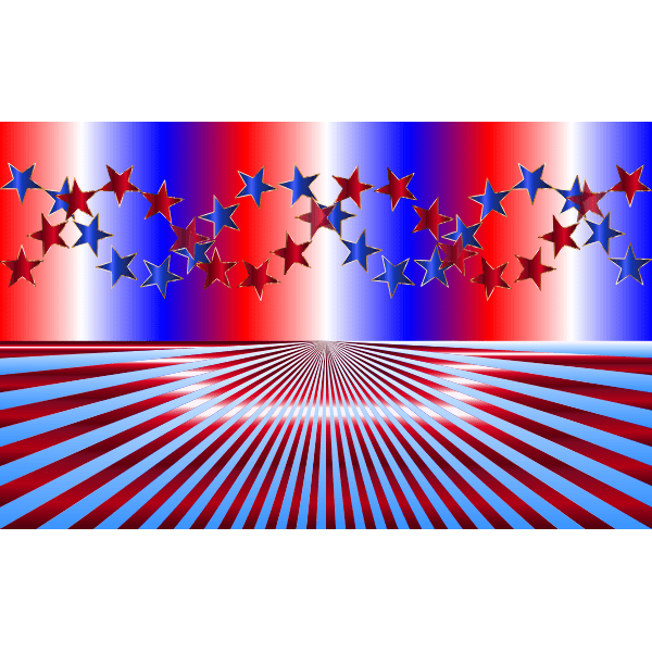 Red White Blue Background Free SVG