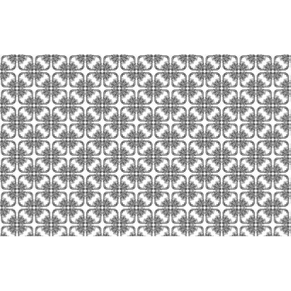 Floral black and white wallpaper Free SVG