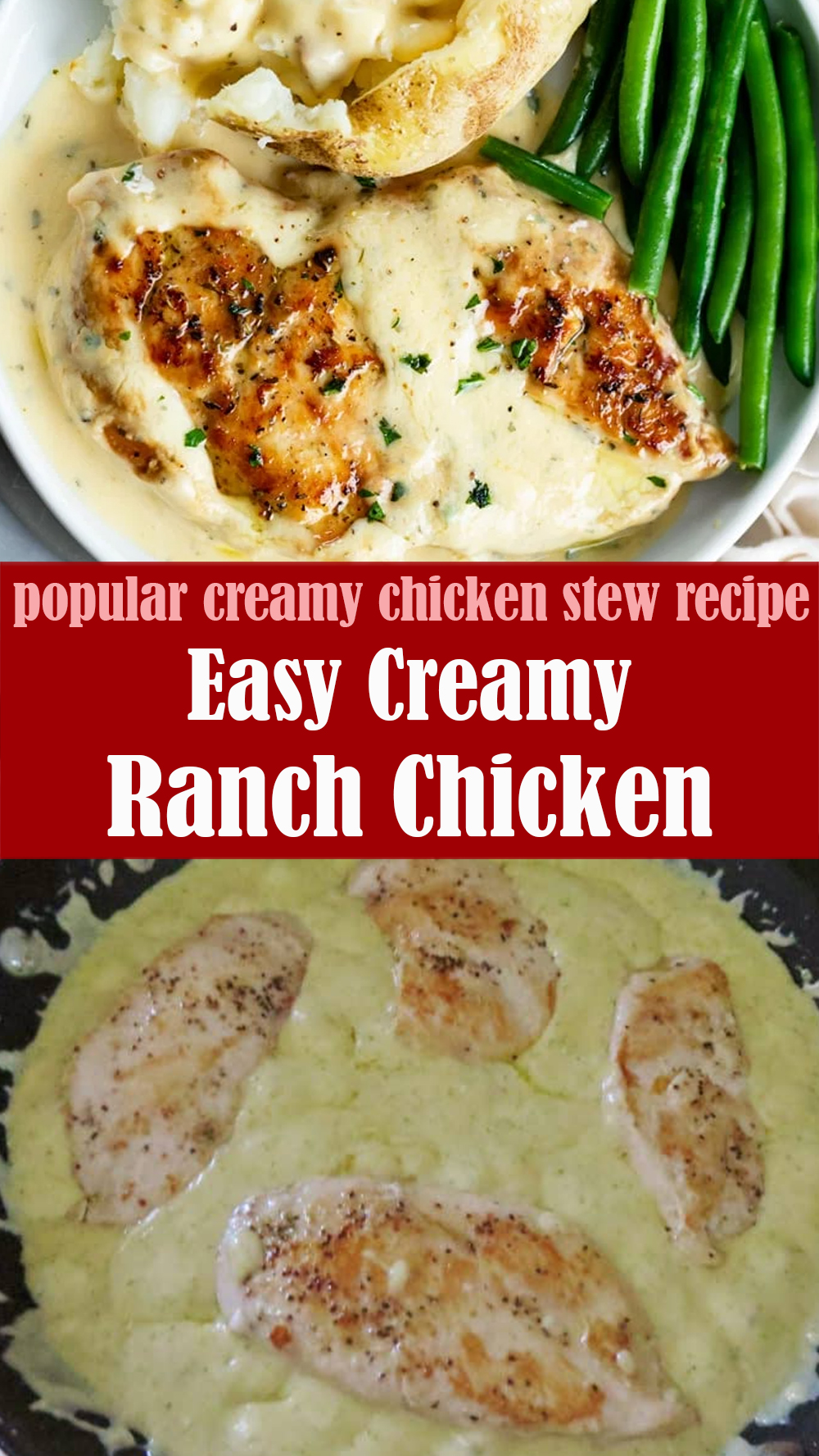 Easy Creamy Ranch Chicken Recipe Reserveamana
