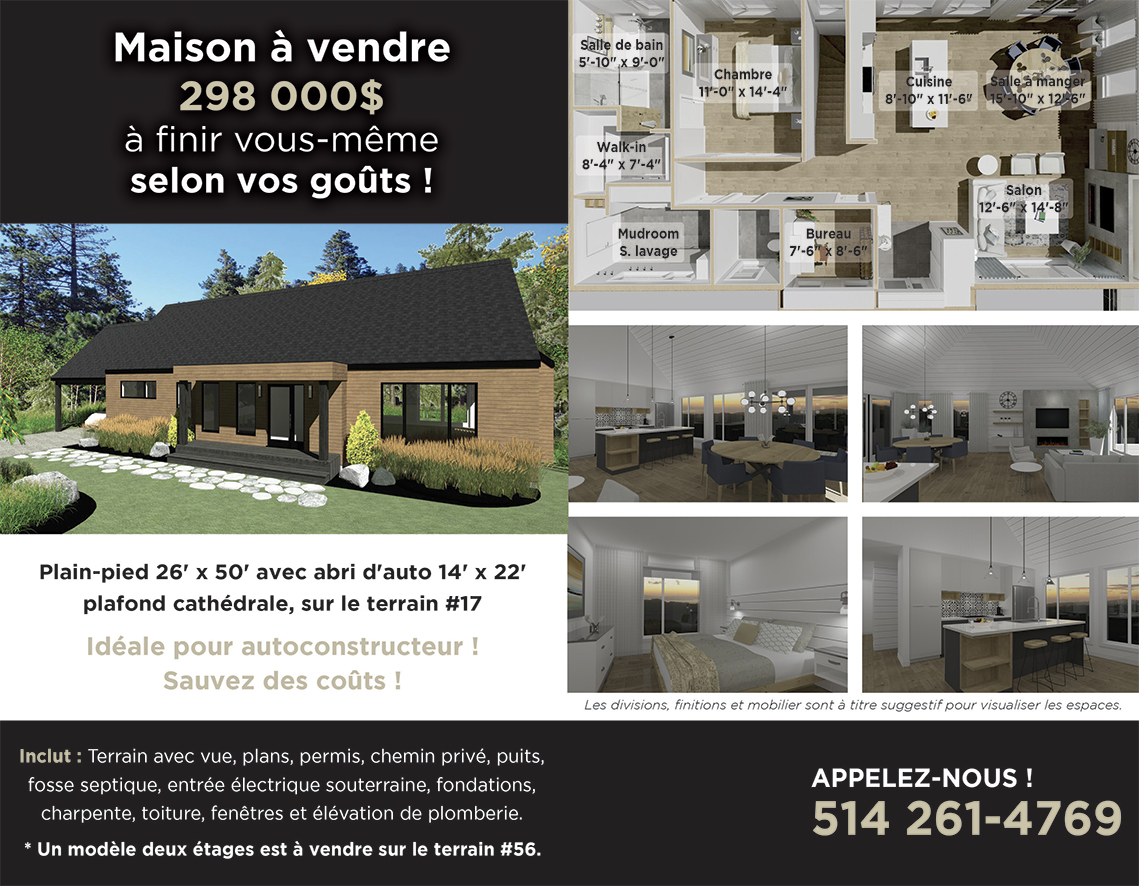 La Réserve MorinHeights Terrains à vendre dans les Laurentides