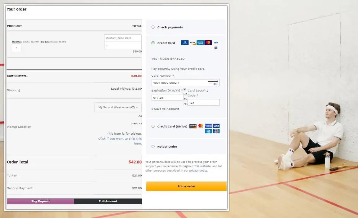 Squash Reservation System Reservety