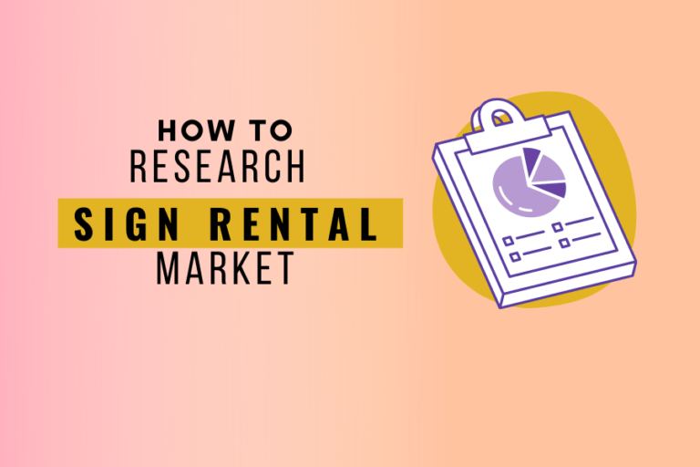 How to Start a Profitable Sign Rental Business