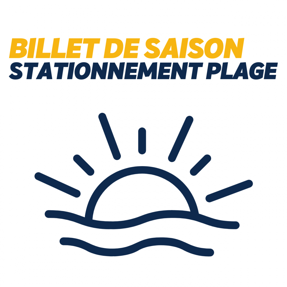 Réservation en ligne de Billet de saison plage 12 mai au 9 octobre 2023