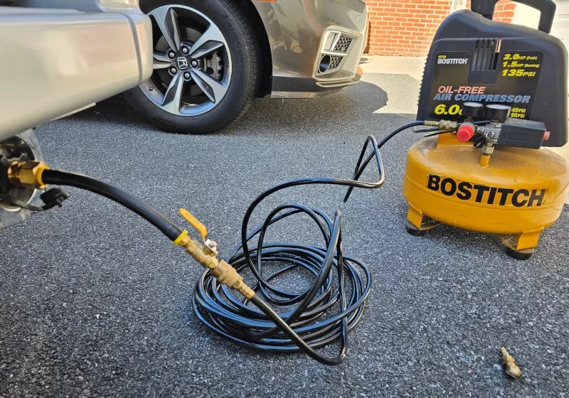 RV Antifreeze vs Blowing Out Water Lines With Compressed Air Reset