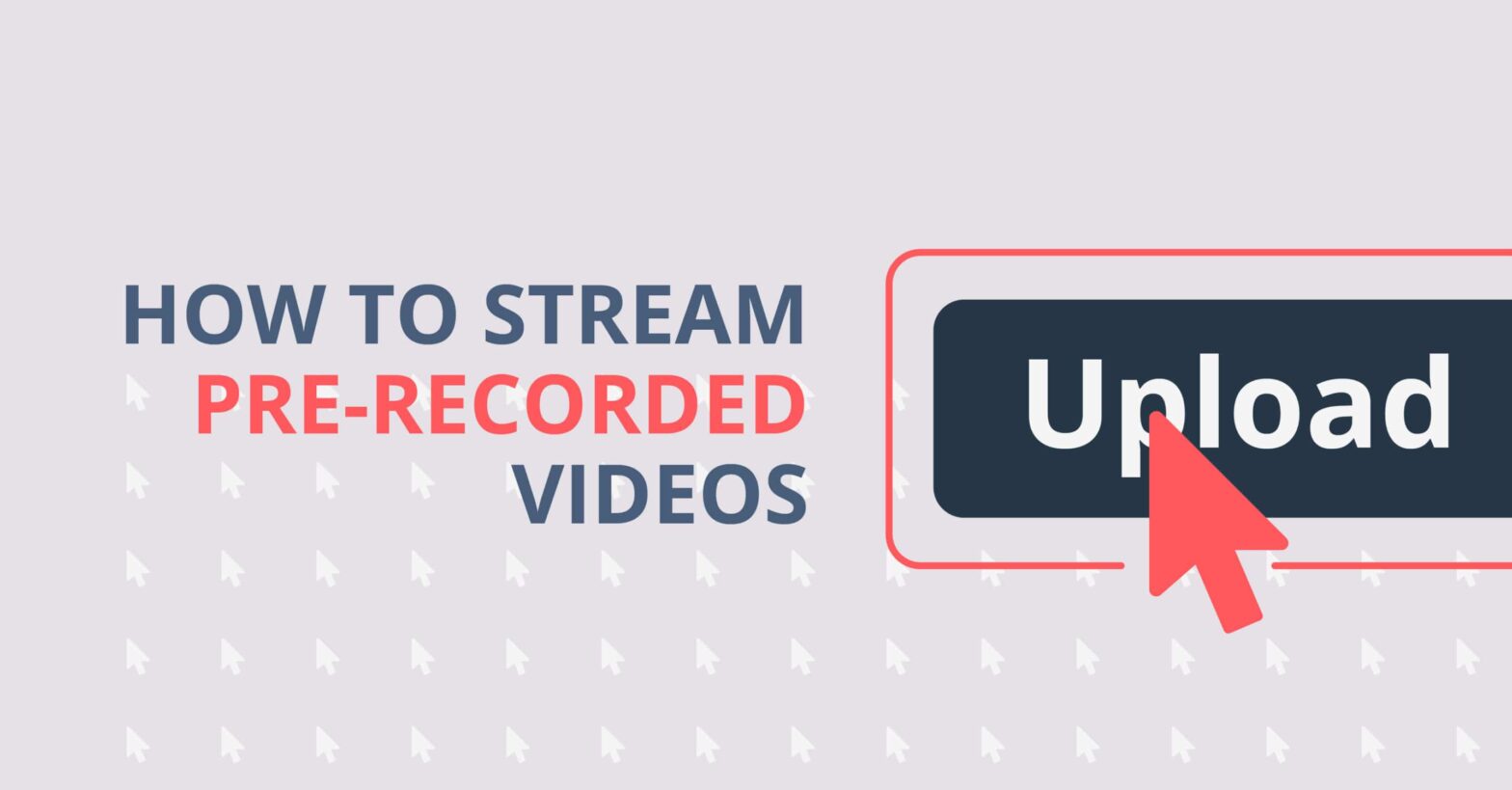 How To Livestream PreRecorded Video Resi