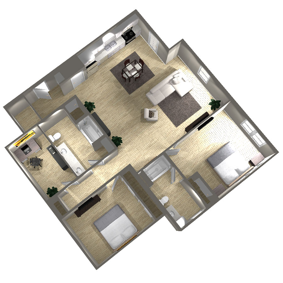 The Residence Apartments at Willow Falls Cedar Falls Iowa