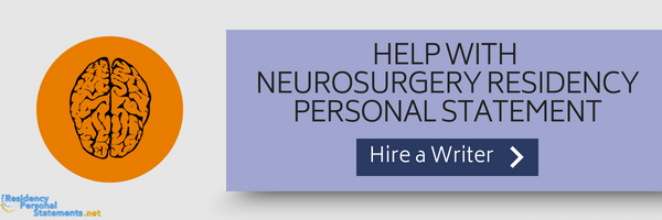 Neurosurgery Residency Personal Statement Writing Service
