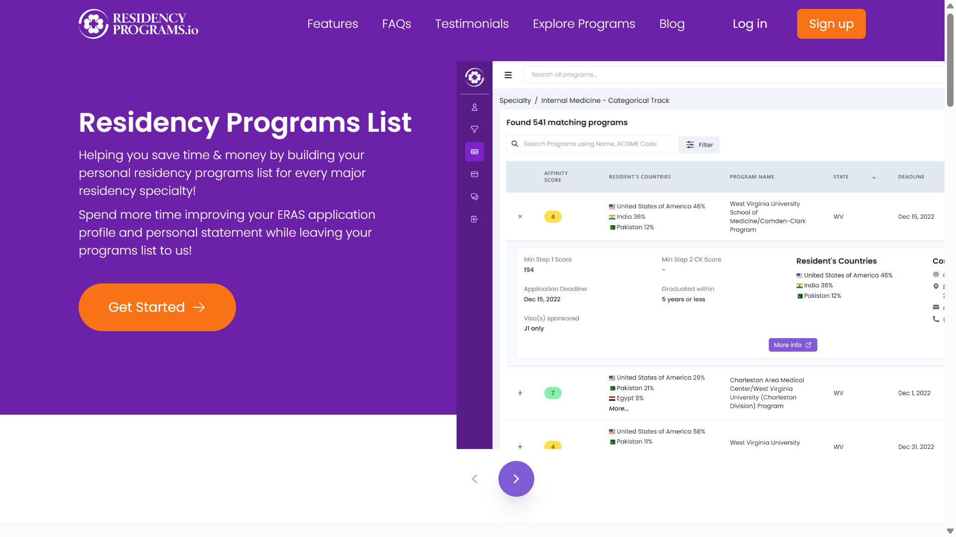 ERAS Residency Application Fees Calculator