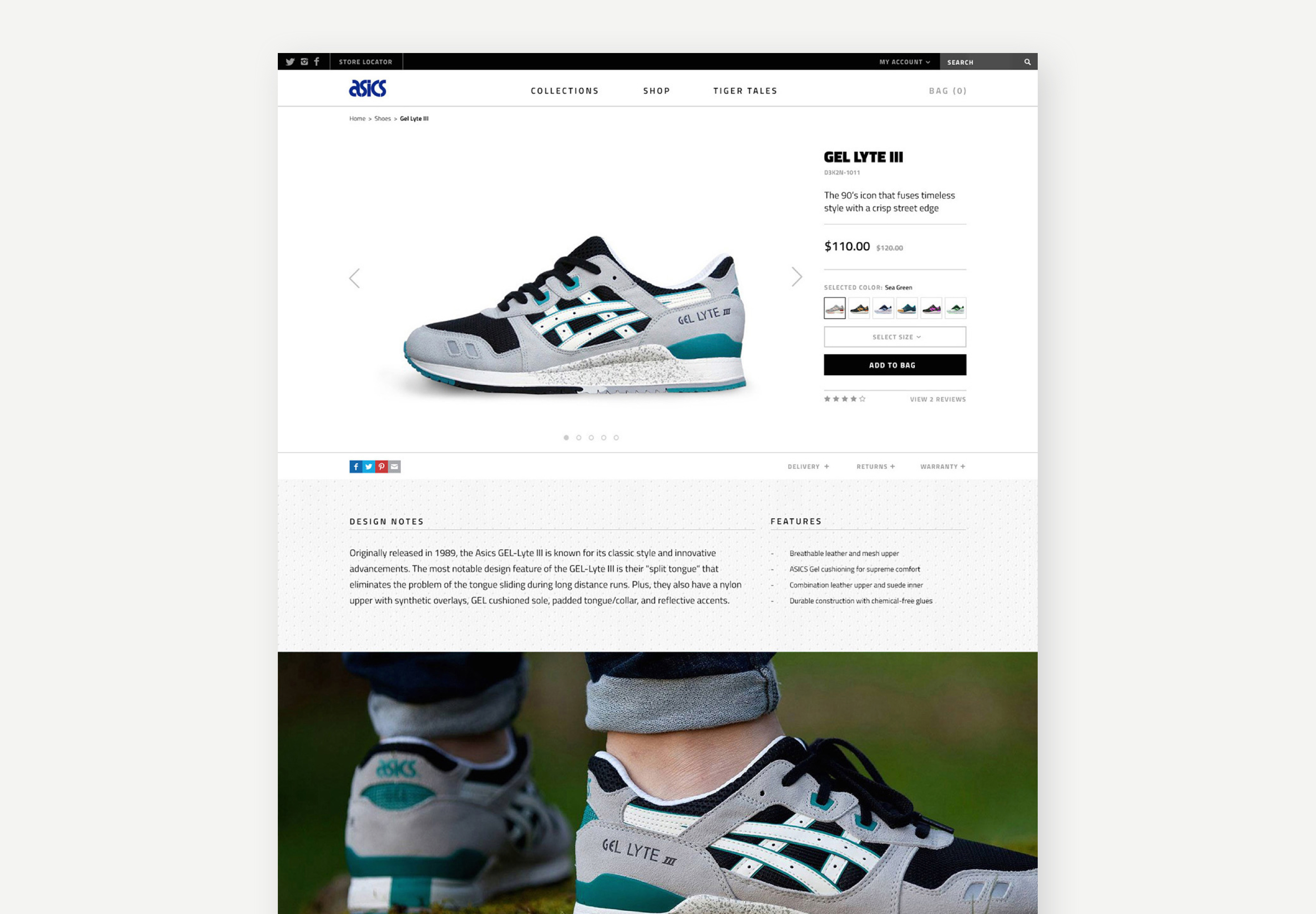 Asics, Global site Residency Studios