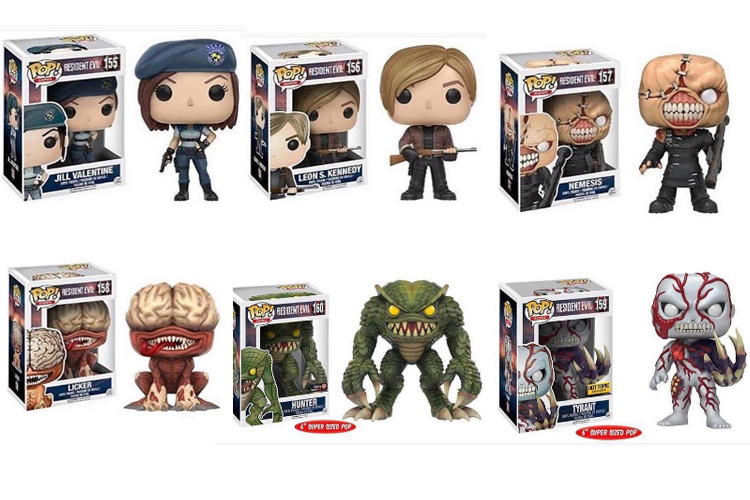 Veja os bonequinhos Funko POP de Resident Evil! REVIL