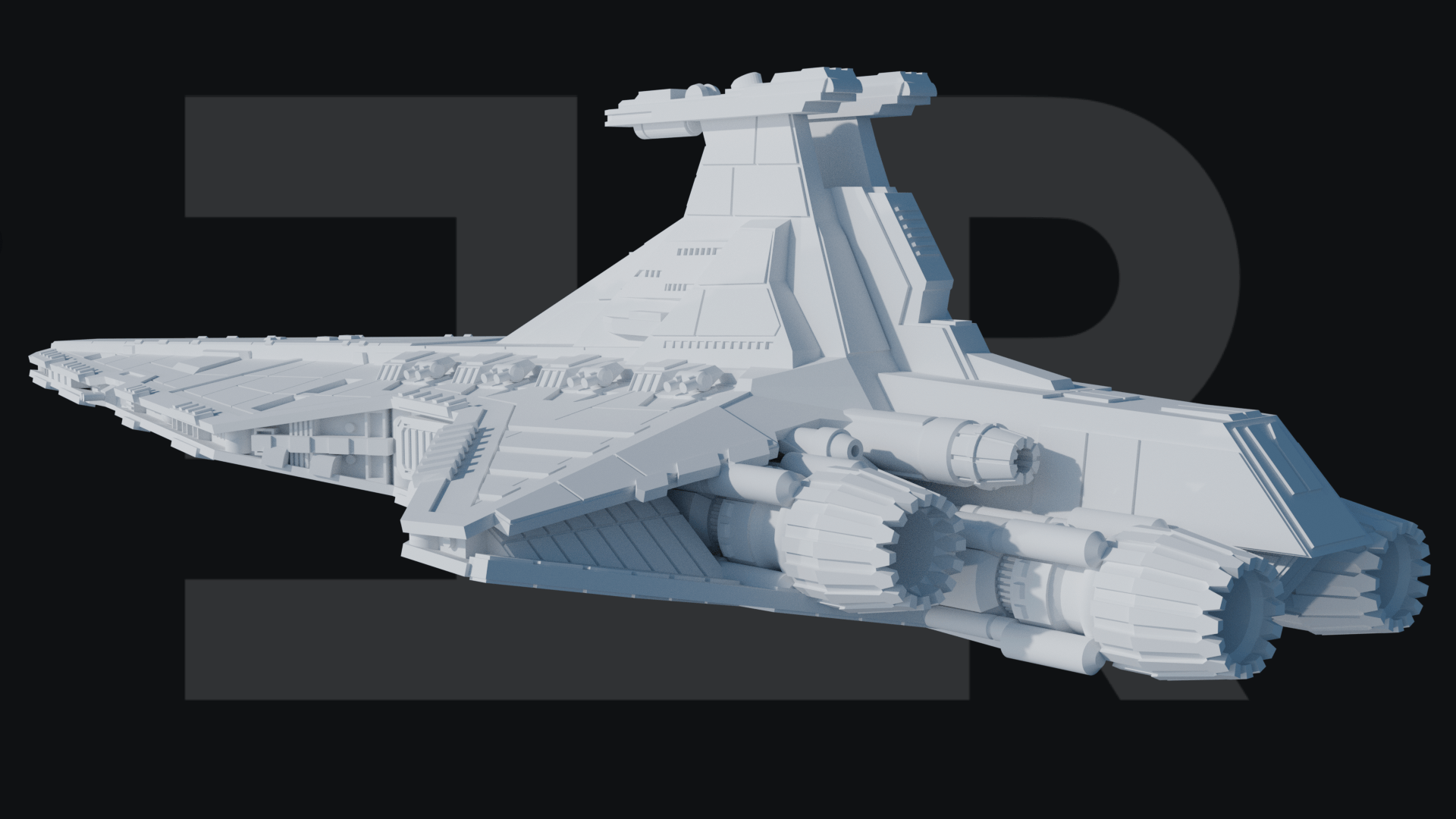 Venator-Class Star Destroyer - The Resin Engine