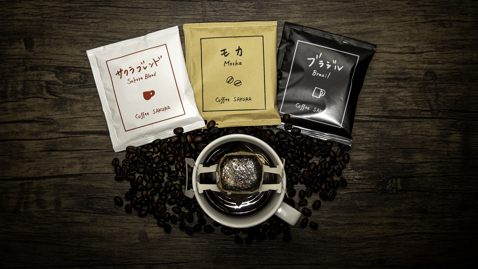 Virtual Cafe Japanese Drip Bag Coffee RESOBOX
