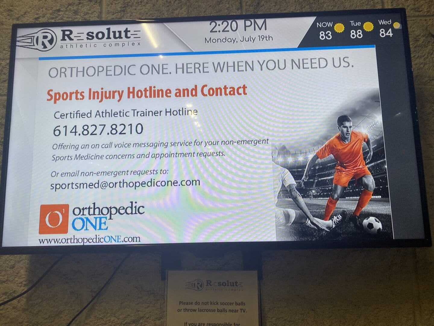 Sponsorship Resolute Athletic Complex