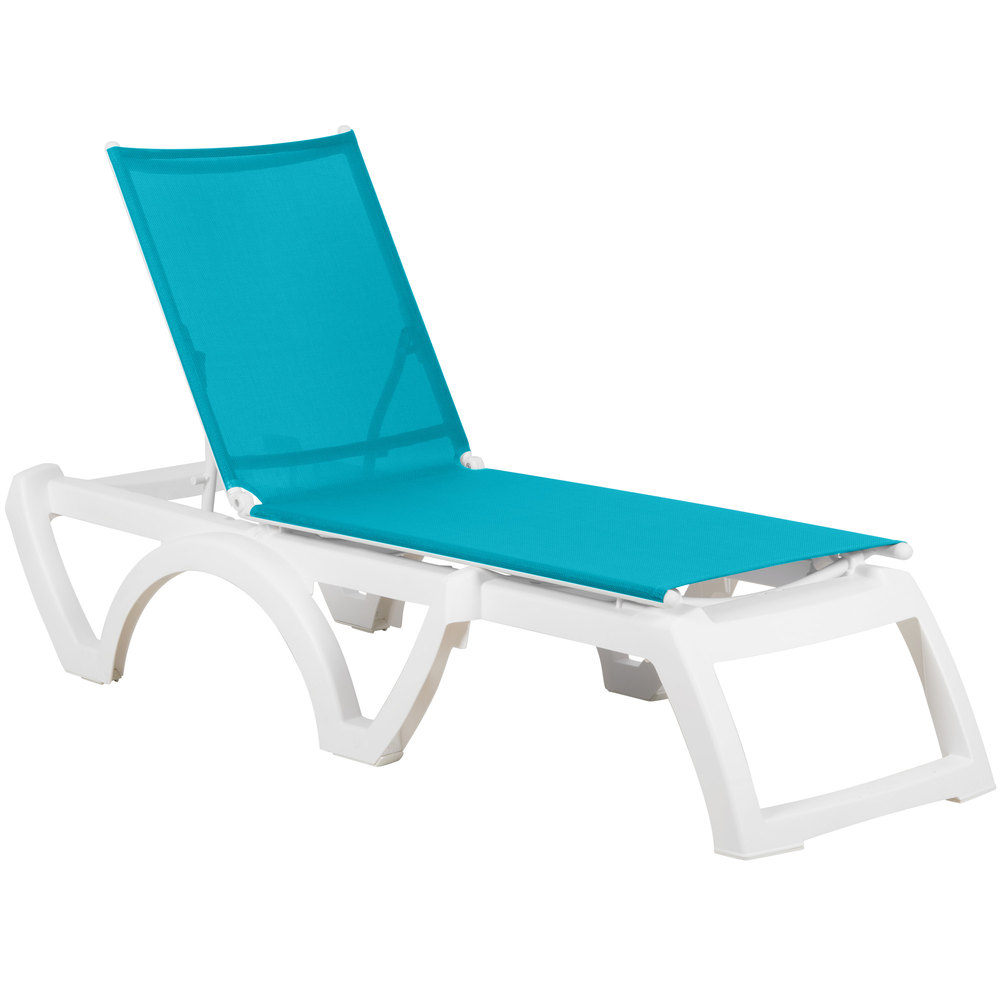 Grosfillex Jamaica Beach Chaise Commercial Outdoor Furniture at Guaranteed Lowest Prices