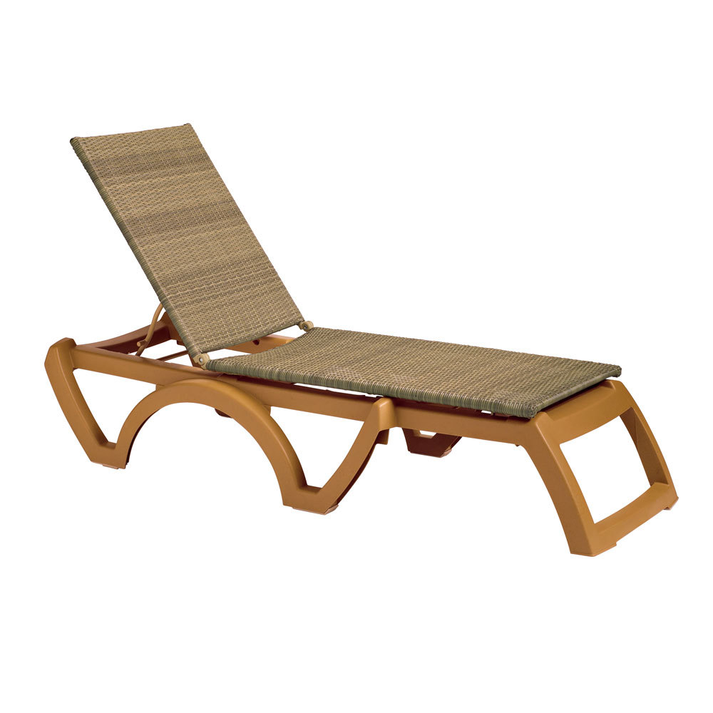 Grosfillex Outdoor Java Patio Chaise Resort Contract