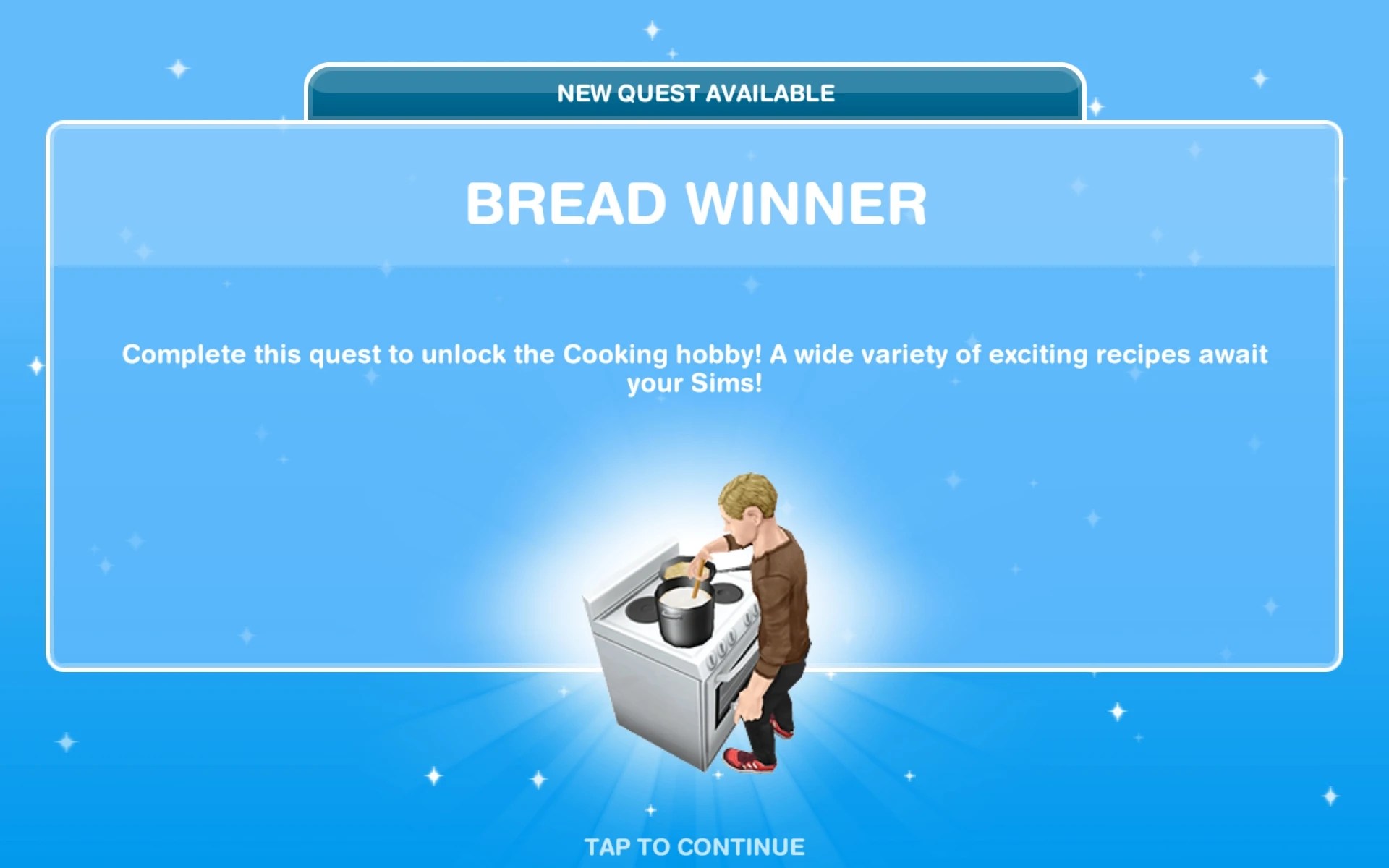 Bread Winner The Sims™ FreePlay