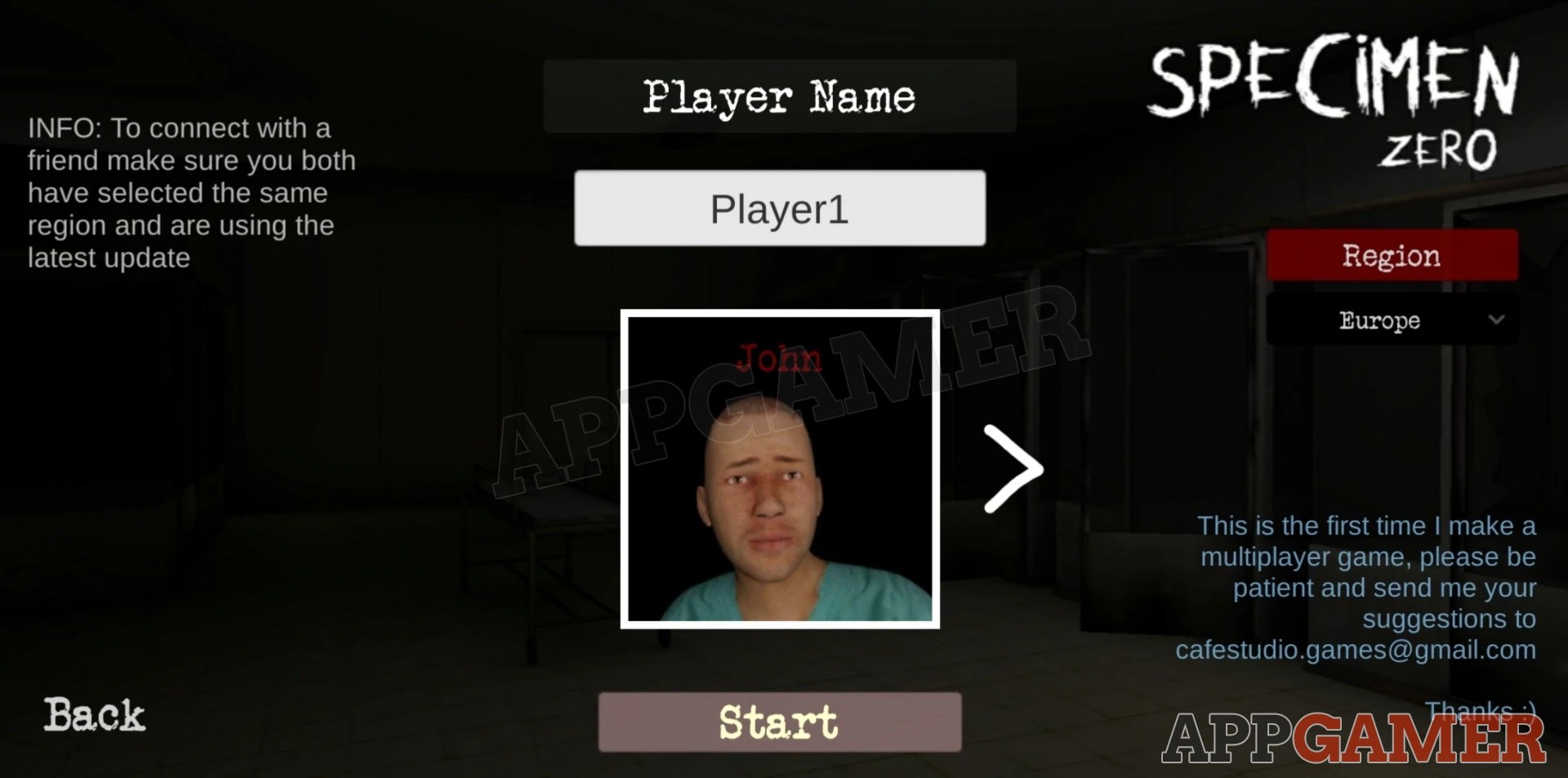 How to play multiplayer in Specimen Zero Specimen Zero