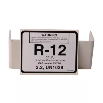 29 A Refrigerant Label Is Placed On A - Labels Ideas For You