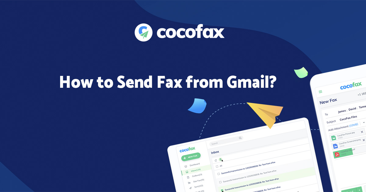 How to Send Fax from Gmail CocoFax