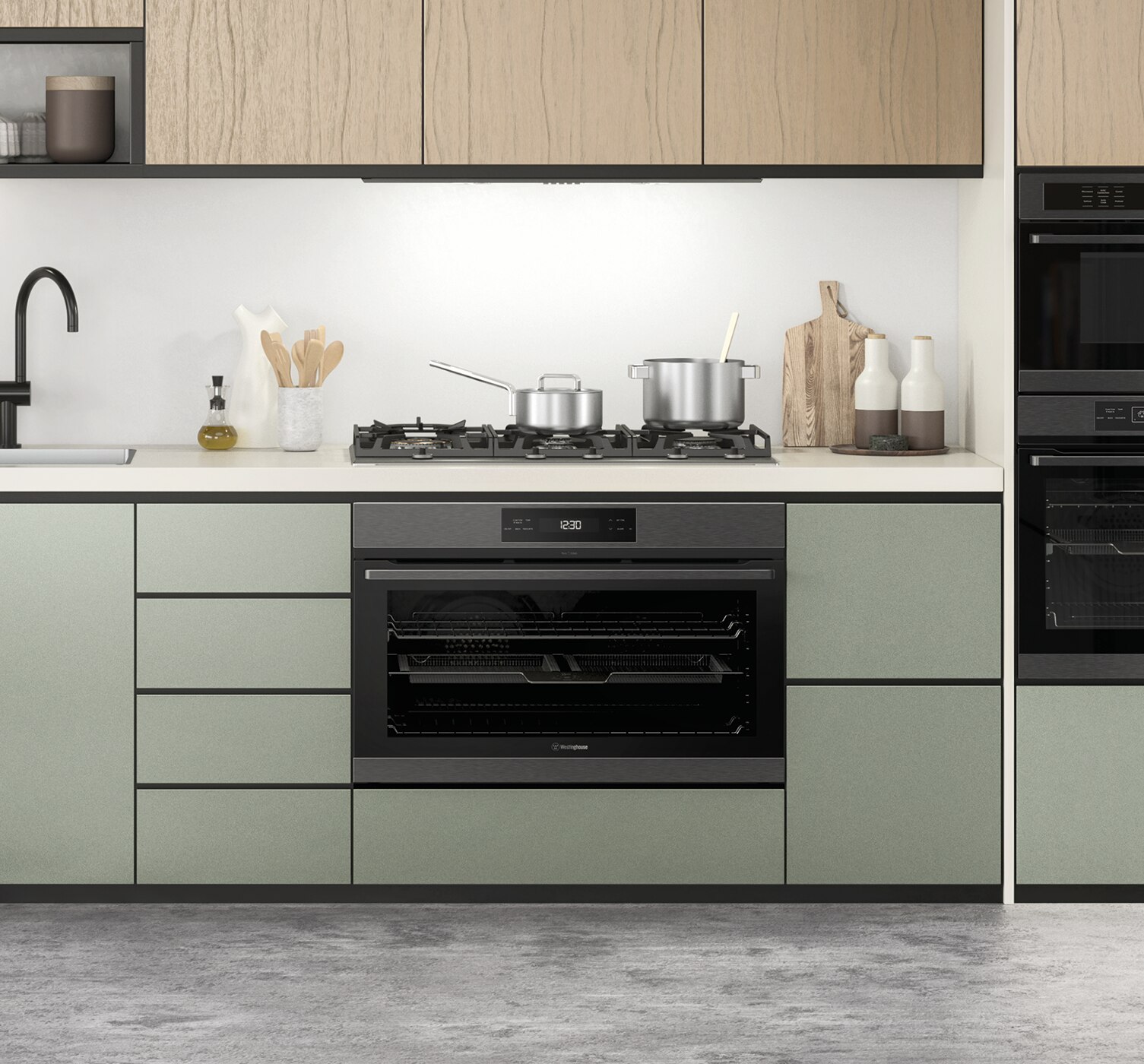 86cm Integrated Rangehood Dark Stainless Steel (WRI824BB