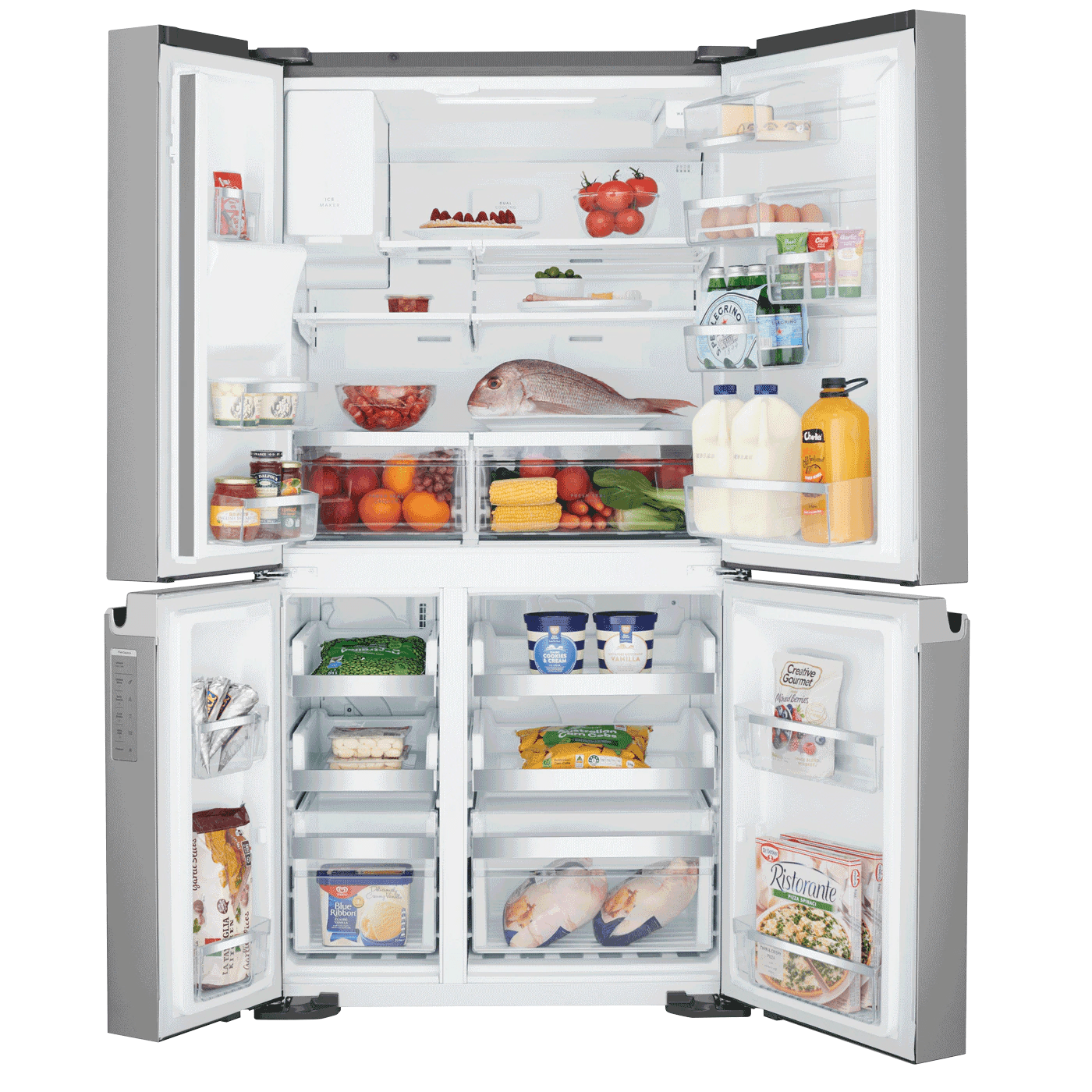 680L French Door Fridge, Stainless steel (WQE6870SA) Westinghouse
