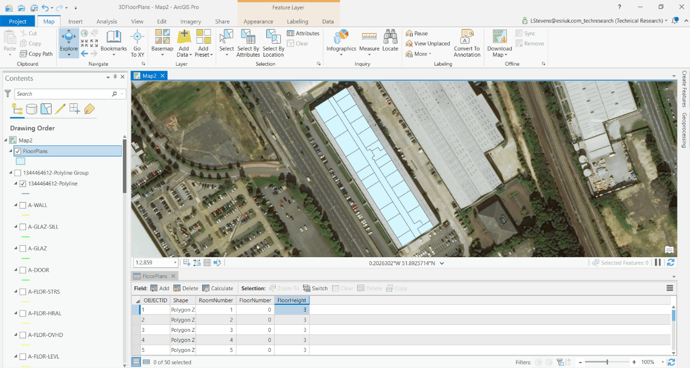 Creating 3D Floor Plans in ArcGIS Pro and Scene Viewer Resource