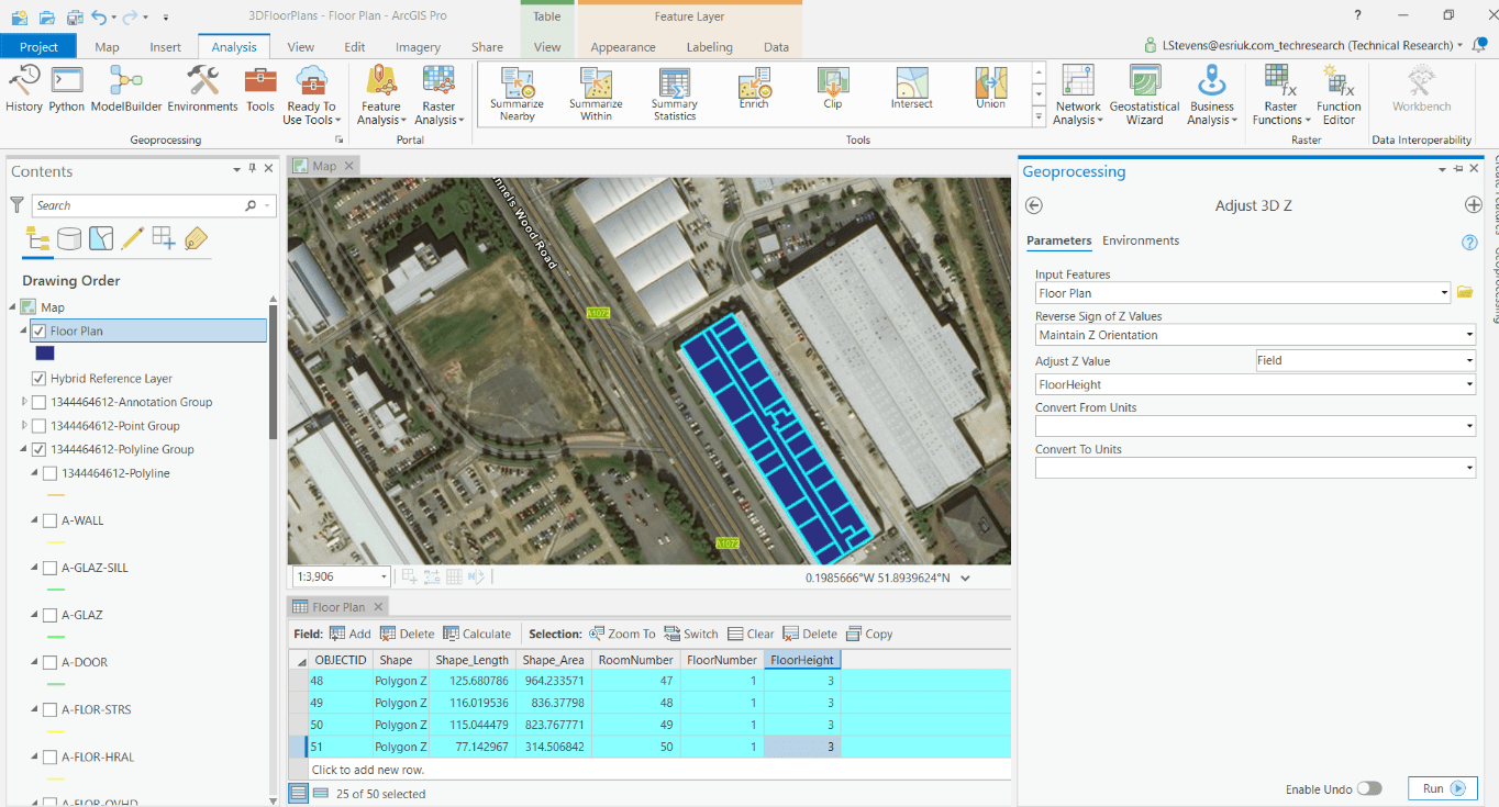 Creating 3D Floor Plans in ArcGIS Pro and Scene Viewer Resource