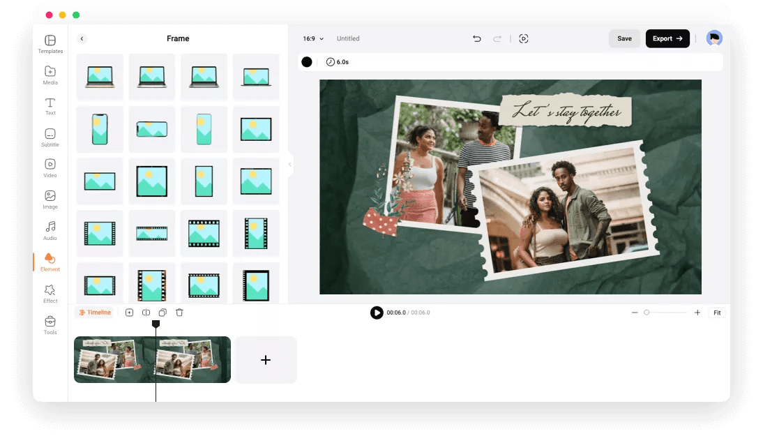 Video Frame Editor Add Frame to Videos Online FlexClip