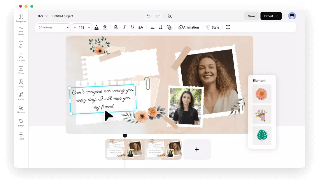 Free Vision Board Maker Online FlexClip