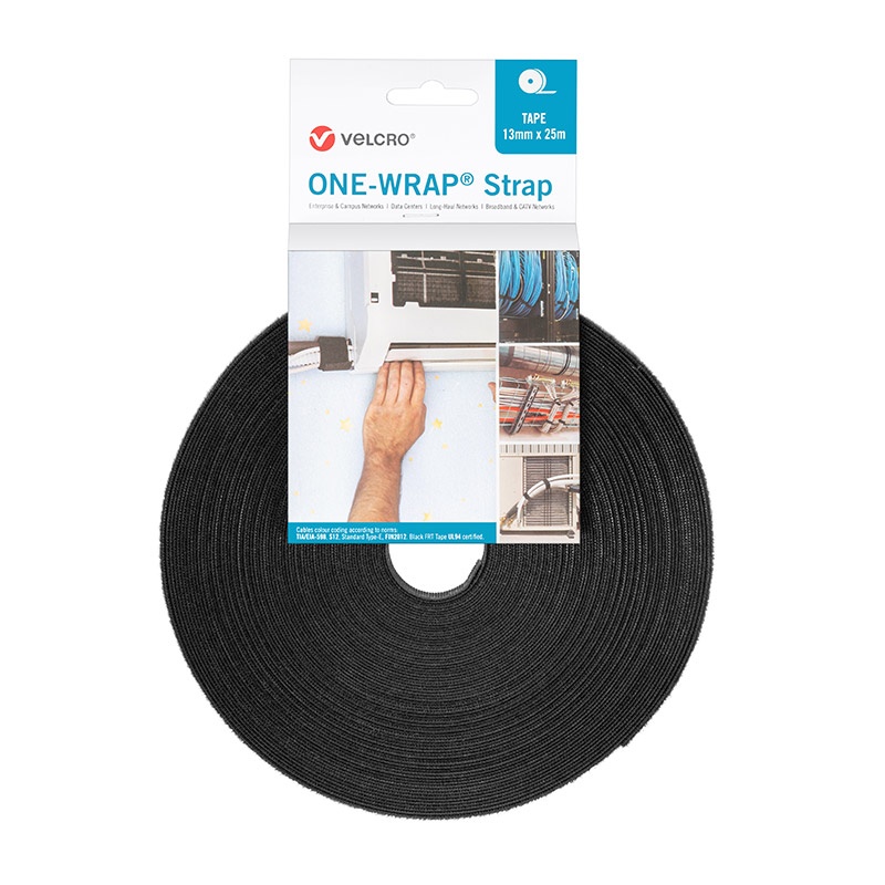 VELCRO® Brand ONEWRAP® Tape, Reusable Fasteners for Keeping Cords and