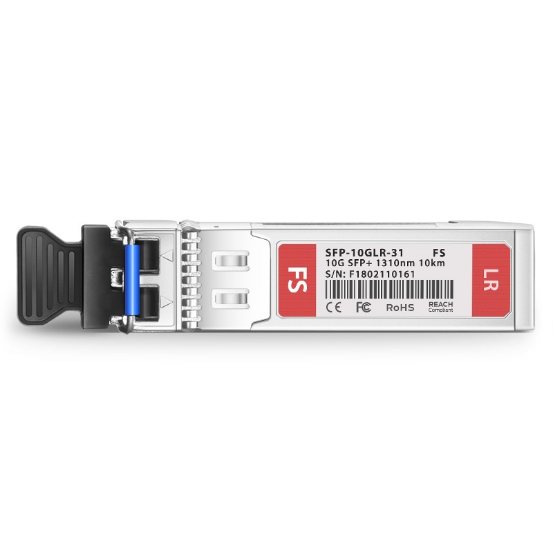 DualRate 1000BASELX and 10GBASELR SFP+ 1310nm 10km DOM Duplex LC SMF