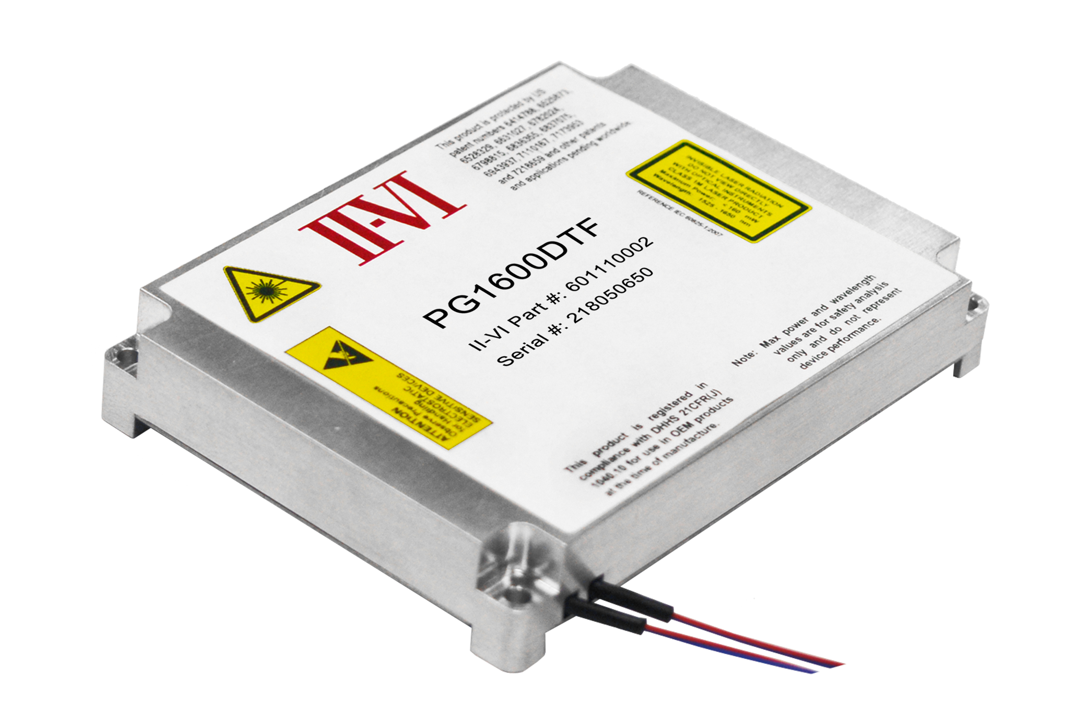 II‐VI Incorporated Ramps Volume Production of Low Noise