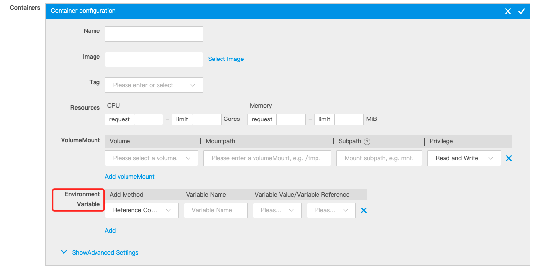 Kingsoft CloudDocumentationManage ConfigMaps